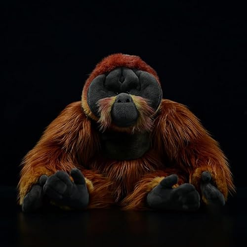 RLOMUTE Gorillas Kuscheliges Spielzeug Plüschtier Realistisches Plüsch Stofftier Weiches für Gastgeschenke Schlafzimmer Heimdekoration Sammlergeschenk für Kinder Jungen Mädchen - Orang-Utan RLOMUTE Gorillas Kuscheliges Spielzeug Plüschtier Realistisches Plüsch Stofftier Weiches für Gastgeschenke Schlafzimmer Heimdekoration Sammlergeschenk für Kinder Jungen Mädchen - Orang-Utan von RLOMUTE