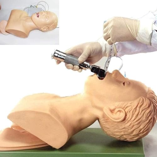 Oral-Nasal-Intubationspuppe, Trainer for das Atemwegsmanagement der oralen Nasal-Intubation, Trainer for das elektronische Atemwegsmanagement der Intubation bei Erwachsenen, Trainingssimulatormodell, von RMJEZTQD