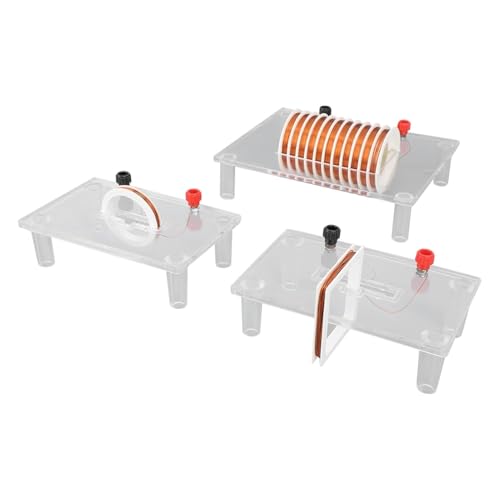 RMJEZTQD Ampere-Gesetz-Demonstrator, sicheres Gerät, Strom-Magnetfeld-Demonstrator, Magnetspulen-Verteilungsausrüstung, Physik-Lehrinstrument zur Beobachtung der Form von RMJEZTQD