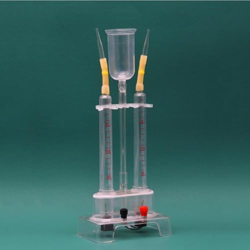 RMJEZTQD Wasserionisationszersetzungs-Wasserdemonstrator, chemische Experimentierausrüstung, Wasserelektrolyse-Experimentator, for Schulphysik-Experimentausrüstung, Lehrinstrument, Lernwerkzeug von RMJEZTQD