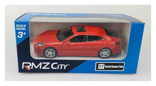 RMZ City Porsche Panamera Turbo Rot 1:32 Diecast Metal Modell Auto von RMZ City