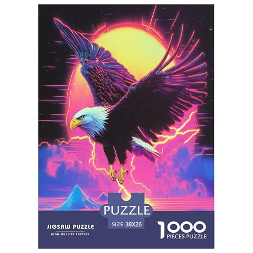 Adler Puzzle 1000 Teile Schwer Puzzle Spielzeug Pädagogisches Spiel Impossible Herausforderung Spielzeug Für Erwachsene Und Kinder in Bewährter 38x26cm/1000pcs Adler Puzzle 1000 Teile Schwer Puzzle Spielzeug Pädagogisches Spiel Impossible Herausforderung Spielzeug Für Erwachsene Und Kinder in Bewährter 38x26cm/1000pcs von RNDKAUUIE