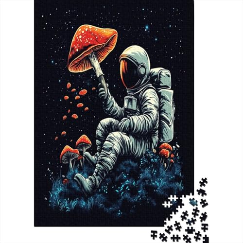 Astronauten im Weltraum 1000 Teile, Impossible Puzzle,Geschicklichkeitsspiel Für Die Ganze Familie, Erwachsenenpuzzle Ab 14 Jahren Puzzel 1000pcs (75x50cm) von RNDKAUUIE