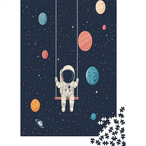 Astronauten im Weltraum Klassische Puzzles Puzzles 1000 Teile Für Erwachsene Puzzle Spielzeug Puzzle Einzigartige Geschenk Puzzleteile Tierpuzzle Für Die Familienspielsammlung Home Decor 1000pcs von RNDKAUUIE