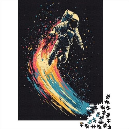 Astronauten im Weltraum Puzzle 1000 Teile Erwachsener Kniffel Spaß Für Die Ganze Familie - Abwechslungsreiche 1000 Puzzleteilige Motive Puzzle Erwachsene, Puzzel 1000pcs (75x50cm) von RNDKAUUIE