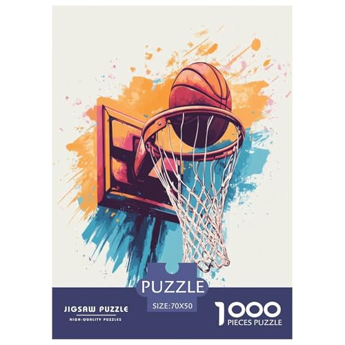 Basketball Puzzle 1000-teilige Schwer Puzzle Spielzeug Pädagogisches Spiel Impossible Herausforderungsspielzeug Für Erwachsene Kinder 70x50cm/1000pcs Basketball Puzzle 1000-teilige Schwer Puzzle Spielzeug Pädagogisches Spiel Impossible Herausforderungsspielzeug Für Erwachsene Kinder 70x50cm/1000pcs von RNDKAUUIE