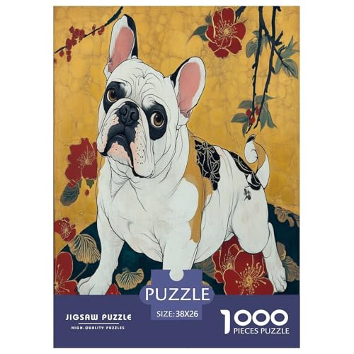 Bulldog Puzzle 1000 Teile Schwer Puzzle Spielzeug Pädagogisches Spiel Impossible Herausforderungsspielzeug Für Erwachsene Und Kinder Ab 14 Jahren 38x26cm/1000pcs Bulldog Puzzle 1000 Teile Schwer Puzzle Spielzeug Pädagogisches Spiel Impossible Herausforderungsspielzeug Für Erwachsene Und Kinder Ab 14 Jahren 38x26cm/1000pcs von RNDKAUUIE