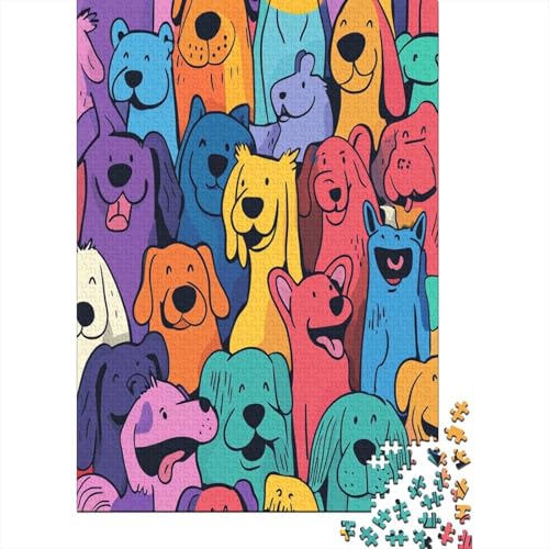 Bunte Pop Art Puzzle 1000 Teile Erwachsener Kniffel Spaß Für Die Ganze Familie - Abwechslungsreiche 1000 Puzzleteilige Motive Puzzle Erwachsene, Puzzel 1000pcs (75x50cm) von RNDKAUUIE