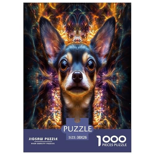 Chihuahua Puzzle 1000-teilige Schwer Puzzle Spielzeug Lernspiel Impossible Herausforderung Spielzeug Für Erwachsene Und Kinder in Bewährter 38x26cm/1000pcs Chihuahua Puzzle 1000-teilige Schwer Puzzle Spielzeug Lernspiel Impossible Herausforderung Spielzeug Für Erwachsene Und Kinder in Bewährter 38x26cm/1000pcs von RNDKAUUIE