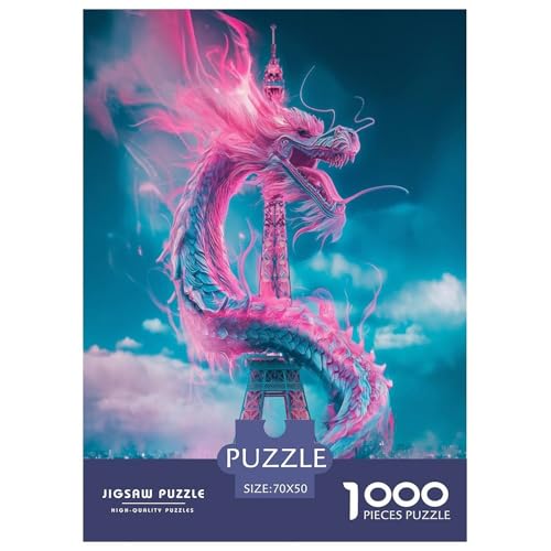 Drachen Puzzle 1000-teilige Schwer Puzzle Spielzeug Pädagogisches Spiel Impossible Herausforderung Spielzeug Für Erwachsene Und Kinder in Bewährter 70x50cm/1000pcs Drachen Puzzle 1000-teilige Schwer Puzzle Spielzeug Pädagogisches Spiel Impossible Herausforderung Spielzeug Für Erwachsene Und Kinder in Bewährter 70x50cm/1000pcs von RNDKAUUIE