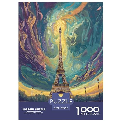Eiffelturm Puzzle 1000-teilige Schwer Puzzle Spielzeug Pädagogisches Spiel Impossible Herausforderungsspielzeug Für Erwachsene Kinder 70x50cm/1000pcs Eiffelturm Puzzle 1000-teilige Schwer Puzzle Spielzeug Pädagogisches Spiel Impossible Herausforderungsspielzeug Für Erwachsene Kinder 70x50cm/1000pcs von RNDKAUUIE