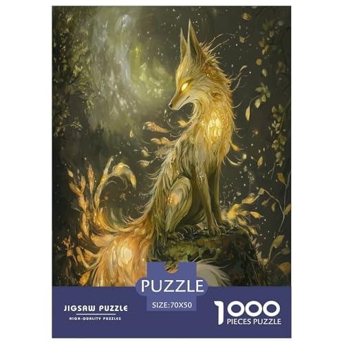Fox Puzzle 1000-teilige Schwer Puzzle Spielzeug Lernspiel Impossible Herausforderungsspielzeug Für Erwachsene Und Kinder Ab 12 Jahren 70x50cm/1000pcs Fox Puzzle 1000-teilige Schwer Puzzle Spielzeug Lernspiel Impossible Herausforderungsspielzeug Für Erwachsene Und Kinder Ab 12 Jahren 70x50cm/1000pcs von RNDKAUUIE