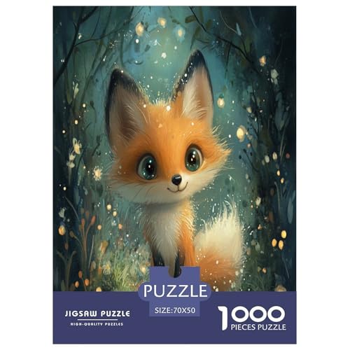 Fox Puzzles 1000 Teile Schwer Puzzle Spielzeug Lernspiel Impossible Herausforderungsspielzeug Für Erwachsene Und Kinder Ab 12 Jahren 70x50cm/1000pcs Fox Puzzles 1000 Teile Schwer Puzzle Spielzeug Lernspiel Impossible Herausforderungsspielzeug Für Erwachsene Und Kinder Ab 12 Jahren 70x50cm/1000pcs von RNDKAUUIE