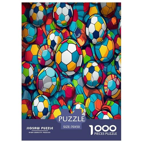 Fußball Puzzle 1000-teilige Schwer Puzzle Spielzeug Lernspiel Impossible Herausforderungsspielzeug Für Erwachsene Und Kinder Ab 12 Jahren 70x50cm/1000pcs Fußball Puzzle 1000-teilige Schwer Puzzle Spielzeug Lernspiel Impossible Herausforderungsspielzeug Für Erwachsene Und Kinder Ab 12 Jahren 70x50cm/1000pcs von RNDKAUUIE