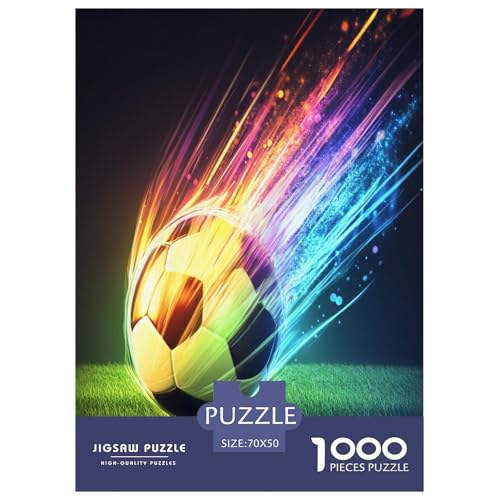 Fußball Puzzle 1000-teilige Schwer Puzzle Spielzeug Pädagogisches Spiel Impossible Herausforderungsspielzeug Für Erwachsene Kinder 70x50cm/1000pcs Fußball Puzzle 1000-teilige Schwer Puzzle Spielzeug Pädagogisches Spiel Impossible Herausforderungsspielzeug Für Erwachsene Kinder 70x50cm/1000pcs von RNDKAUUIE