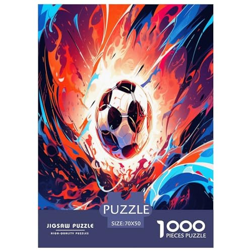 Fußball Puzzle 1000-teilige Schwer Puzzle Spielzeug Pädagogisches Spiel Impossible Herausforderungsspielzeug Für Erwachsene Kinder 70x50cm/1000pcs Fußball Puzzle 1000-teilige Schwer Puzzle Spielzeug Pädagogisches Spiel Impossible Herausforderungsspielzeug Für Erwachsene Kinder 70x50cm/1000pcs von RNDKAUUIE
