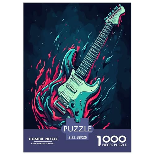 Gitarre Puzzle 1000 Teile Schwer Puzzle Spielzeug Pädagogisches Spiel Impossible Herausforderungsspielzeug Für Erwachsene Kinder 38x26cm/1000pcs Gitarre Puzzle 1000 Teile Schwer Puzzle Spielzeug Pädagogisches Spiel Impossible Herausforderungsspielzeug Für Erwachsene Kinder 38x26cm/1000pcs von RNDKAUUIE