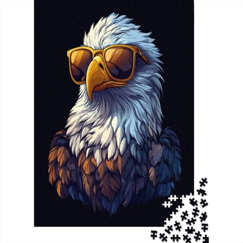 Graffiti Weißkopfseeadler Puzzle 1000 Teile,Puzzle Für Erwachsene, Impossible Puzzle, Geschicklichkeitsspiel Für Die Ganze Familie,Puzzle Farbenfrohes,Puzzle-Geschenk,Raumdekoration Puzzel 1000pcs von RNDKAUUIE