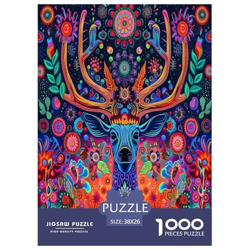 Hirsch 5 Puzzle 1000 Teile Schwer Puzzle Spielzeug Pädagogisches Spiel Impossible Herausforderung Spielzeug Für Erwachsene Und Kinder in Bewährter 38x26cm/1000pcs Hirsch 5 Puzzle 1000 Teile Schwer Puzzle Spielzeug Pädagogisches Spiel Impossible Herausforderung Spielzeug Für Erwachsene Und Kinder in Bewährter 38x26cm/1000pcs von RNDKAUUIE