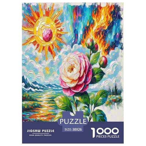 Kamellien Puzzle 1000-teilige Schwer Puzzle Spielzeug Pädagogisches Spiel Impossible Herausforderungsspielzeug Für Erwachsene Und Kinder Ab 12 Jahren 38x26cm/1000pcs Kamellien Puzzle 1000-teilige Schwer Puzzle Spielzeug Pädagogisches Spiel Impossible Herausforderungsspielzeug Für Erwachsene Und Kinder Ab 12 Jahren 38x26cm/1000pcs von RNDKAUUIE