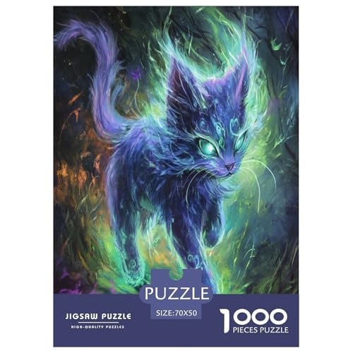 Katze Puzzle 1000-teilige Schwer Puzzle Spielzeug Lernspiel Impossible Herausforderungsspielzeug Für Erwachsene Und Kinder Ab 12 Jahren 70x50cm/1000pcs Katze Puzzle 1000-teilige Schwer Puzzle Spielzeug Lernspiel Impossible Herausforderungsspielzeug Für Erwachsene Und Kinder Ab 12 Jahren 70x50cm/1000pcs von RNDKAUUIE