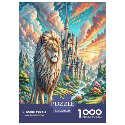 Löwen Puzzle 1000 Teile Schwer Puzzle Spielzeug Lernspiel Impossible Herausforderungsspielzeug Für Erwachsene Und Kinder Ab 14 Jahren 70x50cm/1000pcs Löwen Puzzle 1000 Teile Schwer Puzzle Spielzeug Lernspiel Impossible Herausforderungsspielzeug Für Erwachsene Und Kinder Ab 14 Jahren 70x50cm/1000pcs von RNDKAUUIE