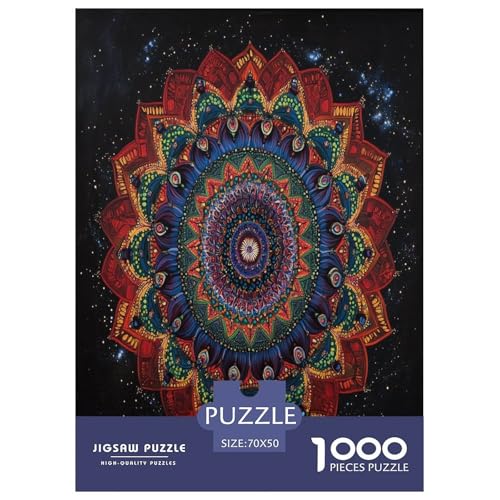 Mandala Puzzle 1000-teilige Schwer Puzzle Spielzeug Lernspiel Impossible Herausforderungsspielzeug Für Erwachsene Und Kinder Ab 14 Jahren 70x50cm/1000pcs Mandala Puzzle 1000-teilige Schwer Puzzle Spielzeug Lernspiel Impossible Herausforderungsspielzeug Für Erwachsene Und Kinder Ab 14 Jahren 70x50cm/1000pcs von RNDKAUUIE