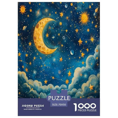 Nachthimmel Puzzle 1000-teilige Schwer Puzzle Spielzeug Pädagogisches Spiel Impossible Herausforderungsspielzeug Für Erwachsene Kinder 70x50cm/1000pcs Nachthimmel Puzzle 1000-teilige Schwer Puzzle Spielzeug Pädagogisches Spiel Impossible Herausforderungsspielzeug Für Erwachsene Kinder 70x50cm/1000pcs von RNDKAUUIE