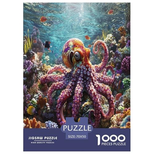 Octopus Puzzles 1000 Teile Schwer Puzzle Spielzeug Lernspiel Impossible Herausforderungsspielzeug Für Erwachsene Und Kinder Ab 14 Jahren 70x50cm/1000pcs Octopus Puzzles 1000 Teile Schwer Puzzle Spielzeug Lernspiel Impossible Herausforderungsspielzeug Für Erwachsene Und Kinder Ab 14 Jahren 70x50cm/1000pcs von RNDKAUUIE