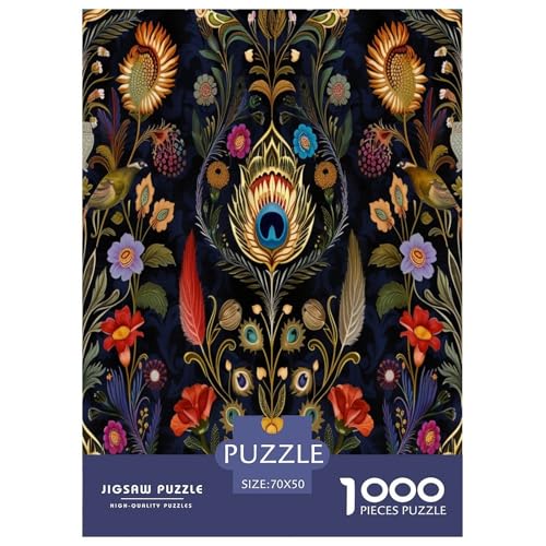 Pfauen Puzzle 1000 Teile Schwer Puzzle Spielzeug Lernspiel Impossible Herausforderungsspielzeug Für Erwachsene Und Kinder Ab 12 Jahren 70x50cm/1000pcs Pfauen Puzzle 1000 Teile Schwer Puzzle Spielzeug Lernspiel Impossible Herausforderungsspielzeug Für Erwachsene Und Kinder Ab 12 Jahren 70x50cm/1000pcs von RNDKAUUIE