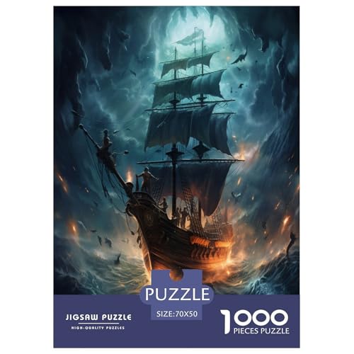 Piratenschiff Puzzles 1000 Teile Schwer Puzzle Spielzeug Pädagogisches Spiel Impossible Herausforderung Spielzeug Für Erwachsene Und Kinder Ab 12 Jahren 70x50cm/1000pcs Piratenschiff Puzzles 1000 Teile Schwer Puzzle Spielzeug Pädagogisches Spiel Impossible Herausforderung Spielzeug Für Erwachsene Und Kinder Ab 12 Jahren 70x50cm/1000pcs von RNDKAUUIE