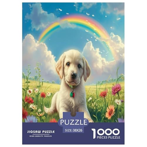 Regenbogenhund Puzzle 1000 Teile Schwer Puzzle Spielzeug Pädagogisches Spiel Impossible Herausforderungsspielzeug Für Erwachsene Kinder 38x26cm/1000pcs Regenbogenhund Puzzle 1000 Teile Schwer Puzzle Spielzeug Pädagogisches Spiel Impossible Herausforderungsspielzeug Für Erwachsene Kinder 38x26cm/1000pcs von RNDKAUUIE