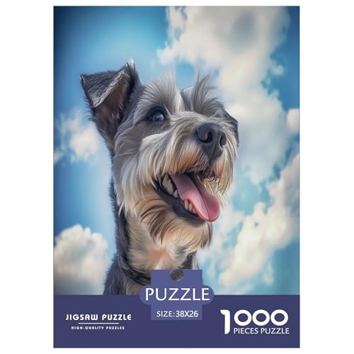 Schnauzer Puzzle 1000-teilige Schwer Puzzle Spielzeug Pädagogisches Spiel Impossible Herausforderung Spielzeug Für Erwachsene Und Kinder in Bewährter 38x26cm/1000pcs Schnauzer Puzzle 1000-teilige Schwer Puzzle Spielzeug Pädagogisches Spiel Impossible Herausforderung Spielzeug Für Erwachsene Und Kinder in Bewährter 38x26cm/1000pcs von RNDKAUUIE