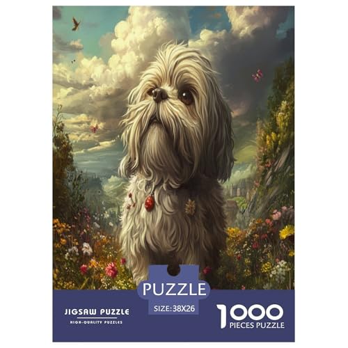 Shih Tzu Puzzle 1000 Teile Schwer Puzzle Spielzeug Lernspiel Impossible Herausforderung Spielzeug Für Erwachsene Kinder 38x26cm/1000pcs Shih Tzu Puzzle 1000 Teile Schwer Puzzle Spielzeug Lernspiel Impossible Herausforderung Spielzeug Für Erwachsene Kinder 38x26cm/1000pcs von RNDKAUUIE