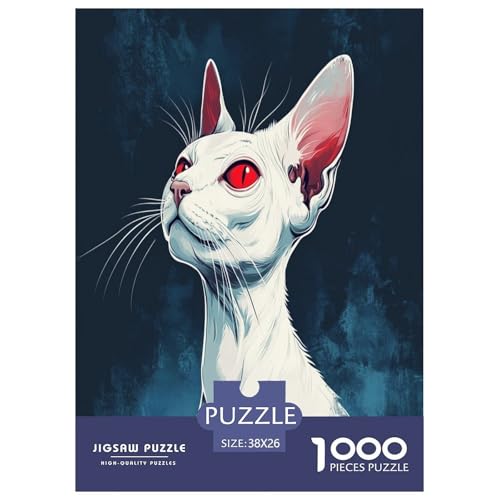 Sphinx Katze Puzzle 1000 Teile Schwer Puzzle Spielzeug Pädagogisches Spiel Impossible Herausforderung Spielzeug Für Erwachsene Kinder 38x26cm/1000pcs Sphinx Katze Puzzle 1000 Teile Schwer Puzzle Spielzeug Pädagogisches Spiel Impossible Herausforderung Spielzeug Für Erwachsene Kinder 38x26cm/1000pcs von RNDKAUUIE