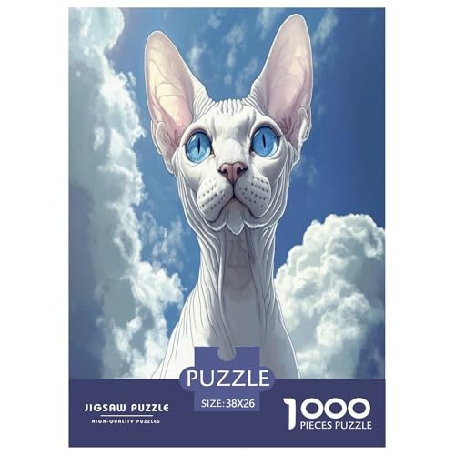 Sphinx Katze Puzzles 1000 Teile Schwer Puzzle Spielzeug Lernspiel Impossible Herausforderung Spielzeug Für Erwachsene Kinder 38x26cm/1000pcs Sphinx Katze Puzzles 1000 Teile Schwer Puzzle Spielzeug Lernspiel Impossible Herausforderung Spielzeug Für Erwachsene Kinder 38x26cm/1000pcs von RNDKAUUIE