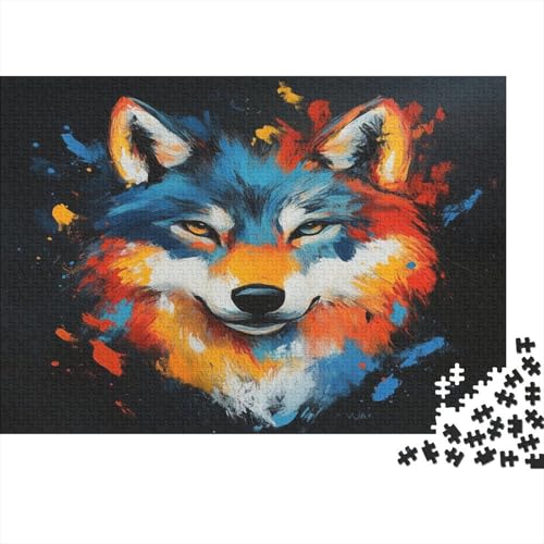 Tieravatar Holzpuzzle Erwachsene, 1000 Teile Großes Holzpuzzle Für Erwachsene Und Kinder, Anzug Klassisches Puzzle Für Kinder Ab 12 Jahren Und Erwachsene 1000pcs (75x50cm) von RNDKAUUIE