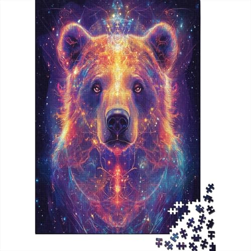 Tieravatar Holzpuzzle Erwachsene, 1000 Teile Großes Holzpuzzle Für Erwachsene Und Kinder, Anzug Klassisches Puzzle Für Kinder Ab 12 Jahren Und Erwachsene 1000pcs (75x50cm) von RNDKAUUIE