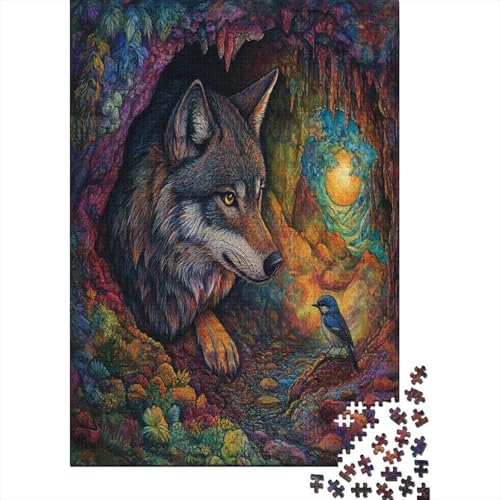 Tieravatar Puzzle 1000 Teile,Puzzle Für Erwachsene, Impossible Puzzle, Geschicklichkeitsspiel Für Die Ganze Familie,Puzzle Farbenfrohes,Puzzle-Geschenk,Raumdekoration Puzzel 1000pcs (75x50cm) von RNDKAUUIE