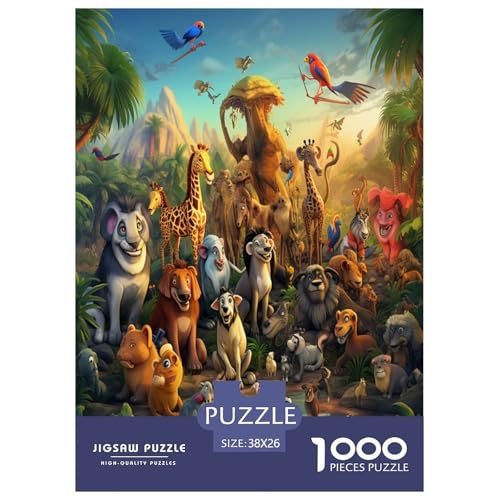 Tierwelt Puzzle 1000 Teile Schwer Puzzle Spielzeug Pädagogisches Spiel Impossible Herausforderungsspielzeug Für Erwachsene Kinder 38x26cm/1000pcs Tierwelt Puzzle 1000 Teile Schwer Puzzle Spielzeug Pädagogisches Spiel Impossible Herausforderungsspielzeug Für Erwachsene Kinder 38x26cm/1000pcs von RNDKAUUIE