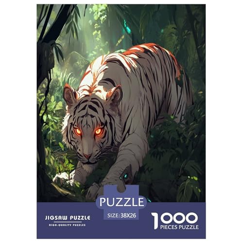 Tiger Puzzle 1000 Teile Schwer Puzzle Spielzeug Pädagogisches Spiel Impossible Herausforderung Spielzeug Für Erwachsene Kinder 38x26cm/1000pcs Tiger Puzzle 1000 Teile Schwer Puzzle Spielzeug Pädagogisches Spiel Impossible Herausforderung Spielzeug Für Erwachsene Kinder 38x26cm/1000pcs von RNDKAUUIE