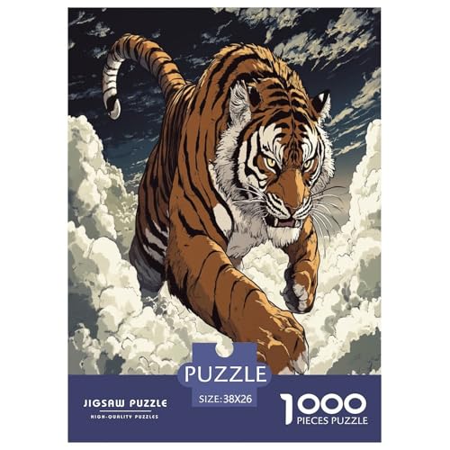 Tiger Puzzles 1000 Teile Schwer Puzzle Spielzeug Lernspiel Impossible Herausforderungsspielzeug Für Erwachsene Und Kinder Ab 12 Jahren 38x26cm/1000pcs Tiger Puzzles 1000 Teile Schwer Puzzle Spielzeug Lernspiel Impossible Herausforderungsspielzeug Für Erwachsene Und Kinder Ab 12 Jahren 38x26cm/1000pcs von RNDKAUUIE