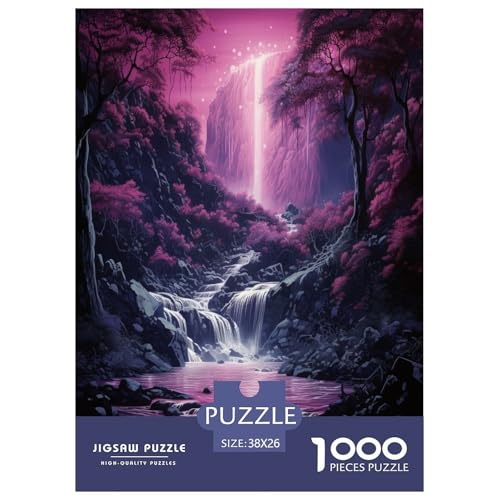 Waldkaskade Puzzle 1000 Teile Schwer Puzzle Spielzeug Pädagogisches Spiel Impossible Herausforderungsspielzeug Für Erwachsene Kinder 38x26cm/1000pcs Waldkaskade Puzzle 1000 Teile Schwer Puzzle Spielzeug Pädagogisches Spiel Impossible Herausforderungsspielzeug Für Erwachsene Kinder 38x26cm/1000pcs von RNDKAUUIE