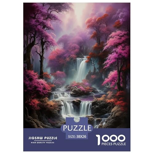 Wasserfalls Puzzle 1000 Teile Schwer Puzzle Spielzeug Lernspiel Impossible Herausforderungsspielzeug Für Erwachsene Und Kinder Ab 14 Jahren 38x26cm/1000pcs Wasserfalls Puzzle 1000 Teile Schwer Puzzle Spielzeug Lernspiel Impossible Herausforderungsspielzeug Für Erwachsene Und Kinder Ab 14 Jahren 38x26cm/1000pcs von RNDKAUUIE