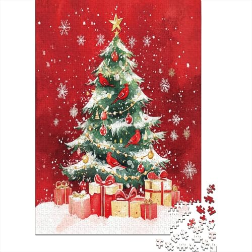 Weihnachtsbaum Puzzlespiel 1000 Teile Puzzle Für Erwachsene Und Kinder Ab 14 Jahren, Puzzle Erwachsenen Puzzlespi Puzzel 1000pcs (75x50cm) von RNDKAUUIE