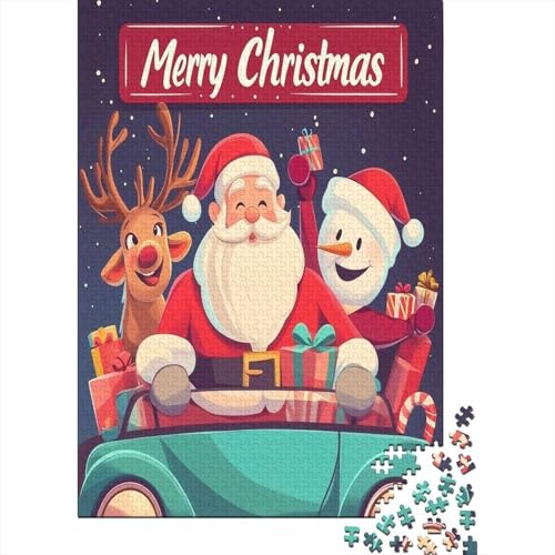 Weihnachtsmotive Puzzle 1000 Teile,Puzzle Für Erwachsene, Impossible Puzzle, Geschicklichkeitsspiel Für Die Ganze Familie,Puzzle Legespiel- Erwachsenenpuzzle Puzzel 1000pcs (75x50cm) von RNDKAUUIE