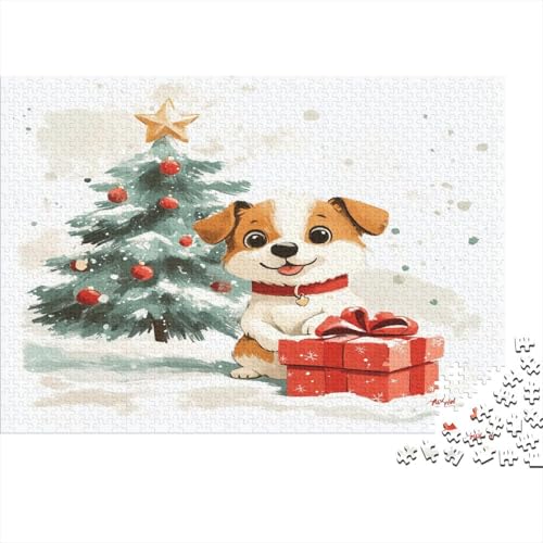 Weihnachtspuppe Holzpuzzle Erwachsene, 1000 Teile Großes Holzpuzzle Für Erwachsene Und Kinder, Anzug Klassisches Puzzle Für Kinder Ab 12 Jahren Und Erwachsene 1000pcs (75x50cm) von RNDKAUUIE