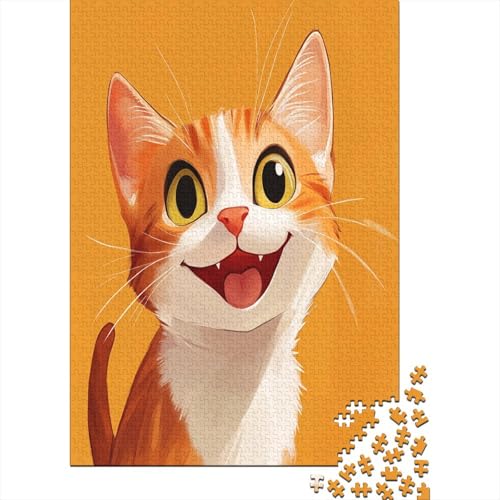 niedlich Cat Avatar Holzpuzzle Erwachsene, 1000 Teile Großes Holzpuzzle Für Erwachsene Und Kinder, Anzug Klassisches Puzzle Für Kinder Ab 12 Jahren Und Erwachsene 1000pcs (75x50cm) von RNDKAUUIE