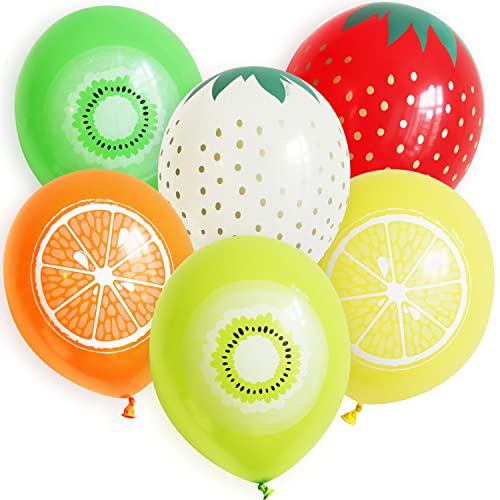 6 Stk. Premium Luftballons Bio Früchte 12' Sommer Kiwi Erdbeere Zitrone Orange Set 6 Stk. Premium Luftballons Bio Früchte 12' Sommer Kiwi Erdbeere Zitrone Orange Set von ROB'S BALLOONS