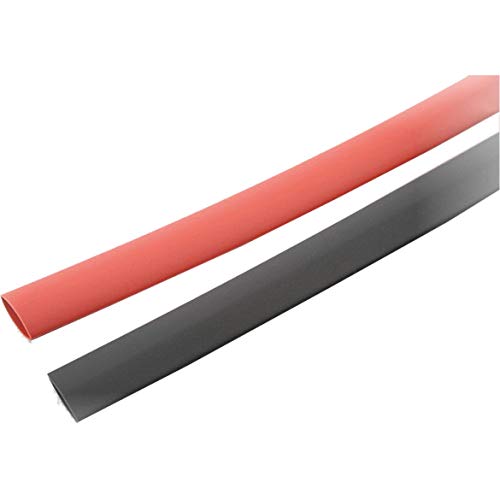 ROBBE SCHRUMPFSCHLAUCH 1M ROT/1M SCHWARZ 13MM FLACHMASS: 22MM von ROBBE